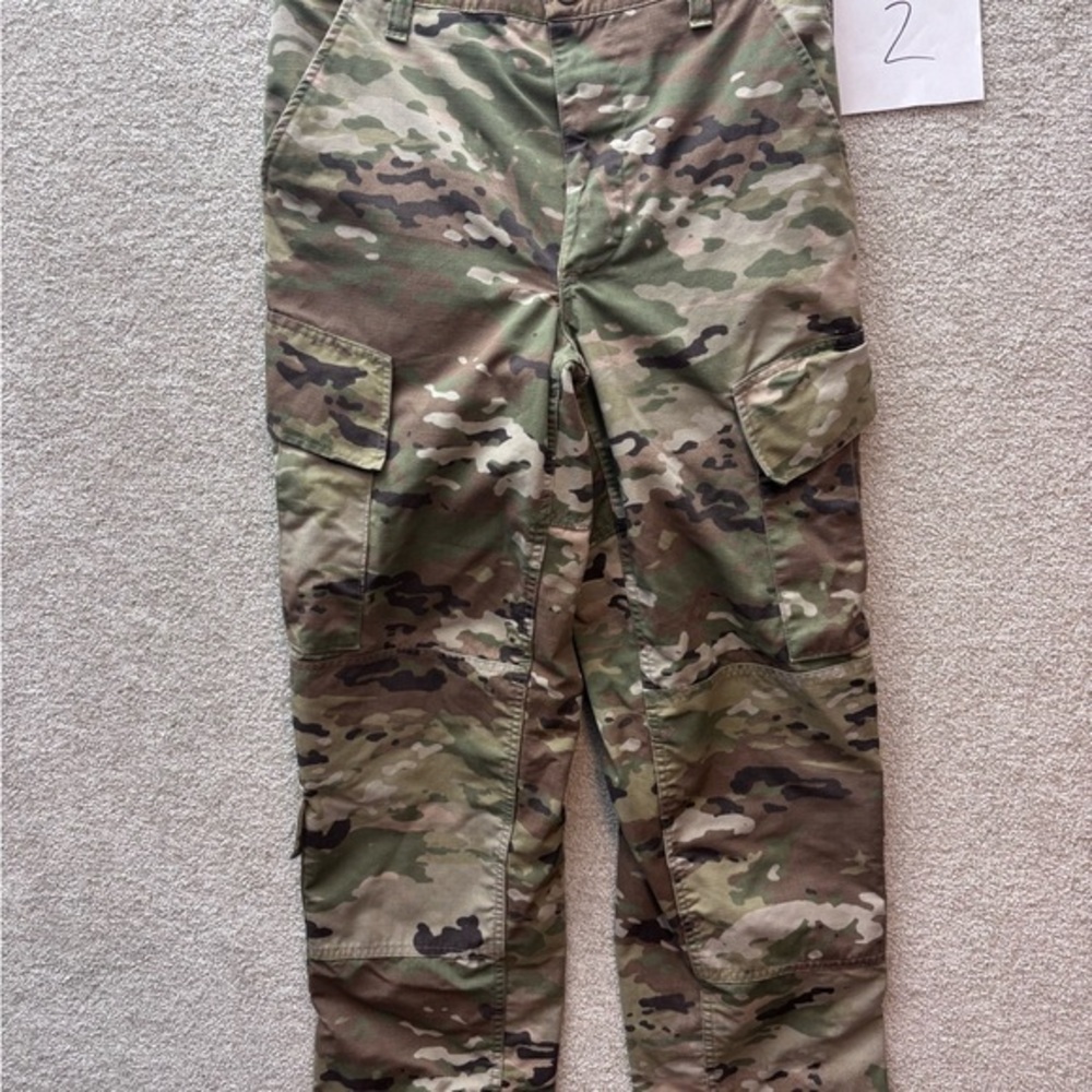 Army Combat Uniform Trouser Pants Small Reg (31x32)‎ Digital Camo Cargo Lot x2 - Picture 11 of 12